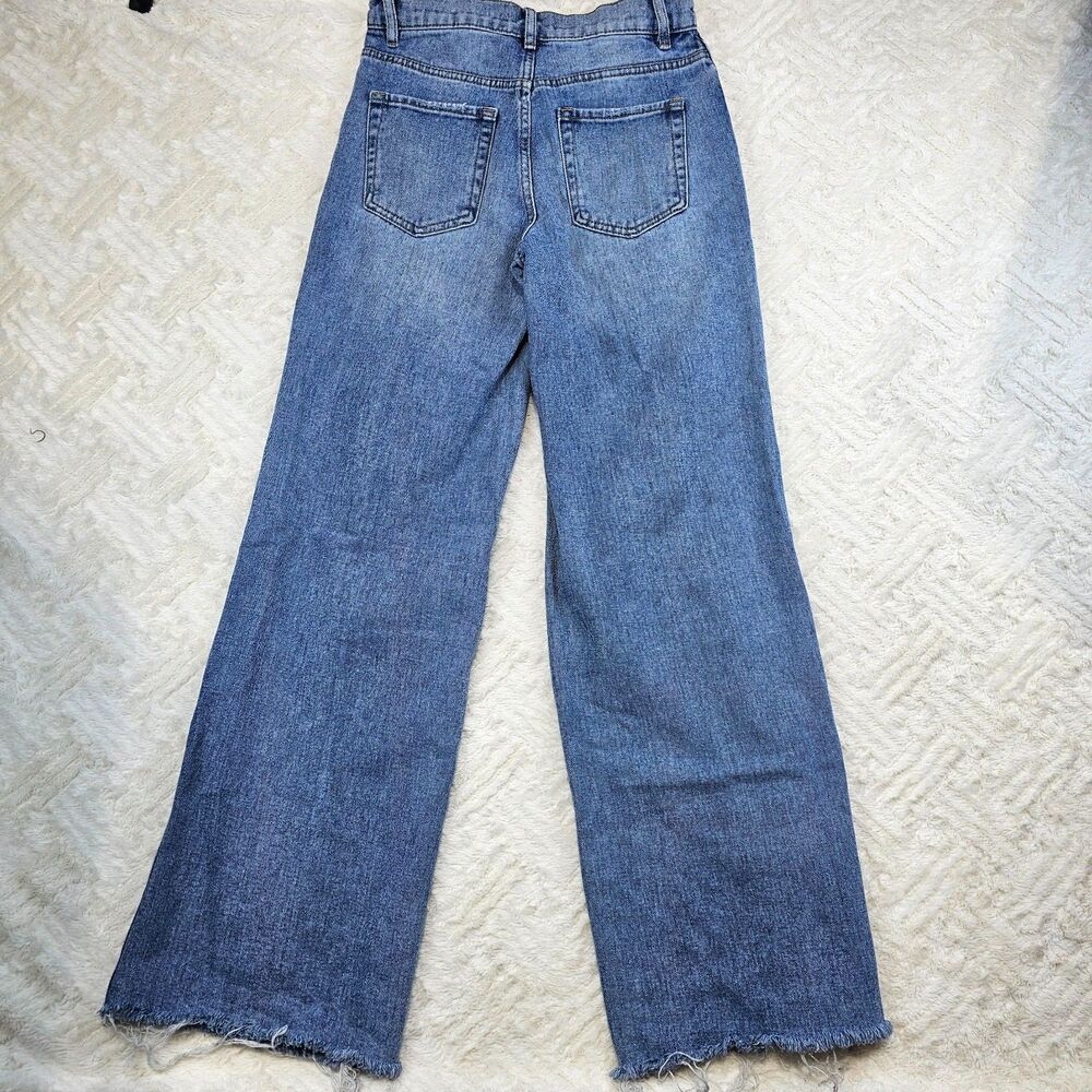 PacSun Casey Low Rise Baggy Wide Leg Distressed Jeans Light Wash 25 Y2K - Picture 3 of 13